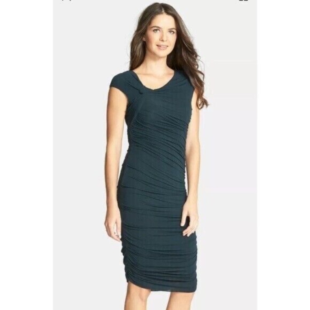 Bailey 44 Green Sleeveless Bodycon Dress Sz S